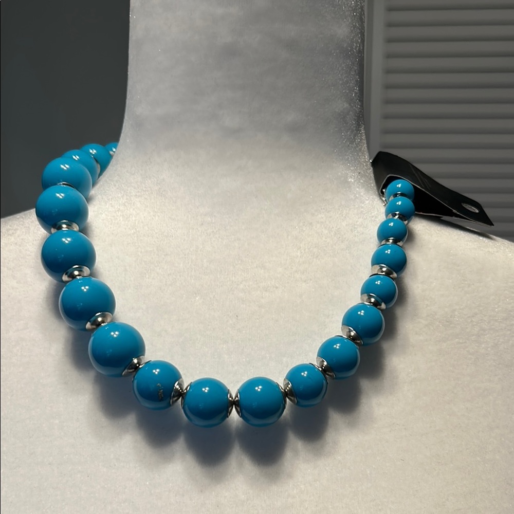 Paparazzi Turquoise Necklace with Bold Beads